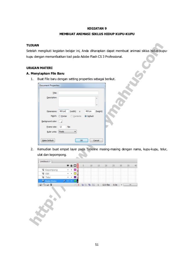 Modul Pelatihanadobeflashcs3professional