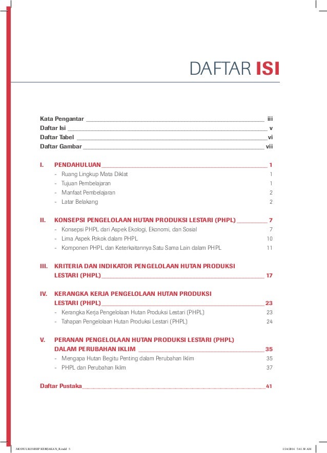 Modul Pengelolaan Hutan Produksi Lestari Phpl