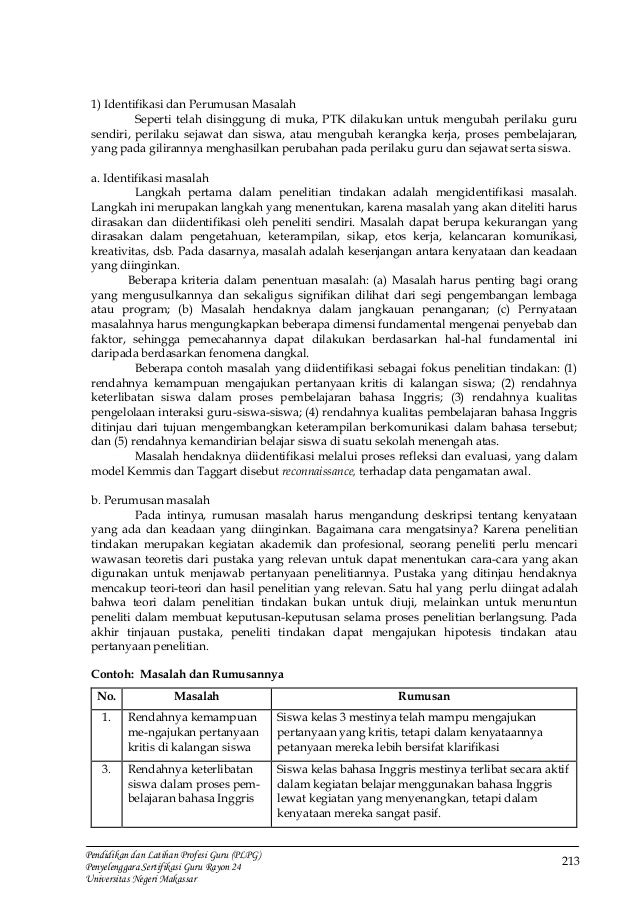 Penelitian Tindakan Kelas Bahasa Inggris Smp Pdf Contoh