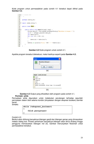 Modul praktikum-pemrograman java dgn netbeans | PDF