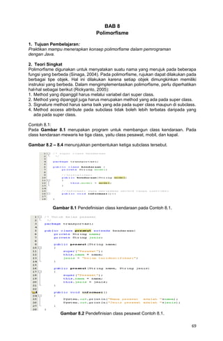 Modul praktikum-pemrograman java dgn netbeans | PDF