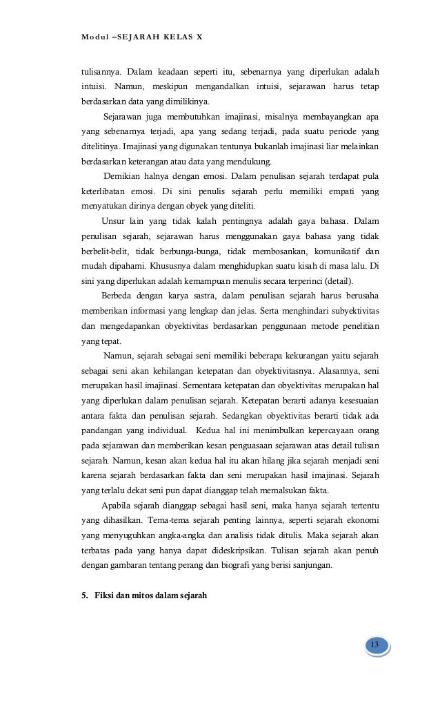 Modul Sejarah Kelas 12