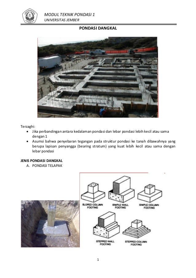 Modul Teknik Pondasi 1