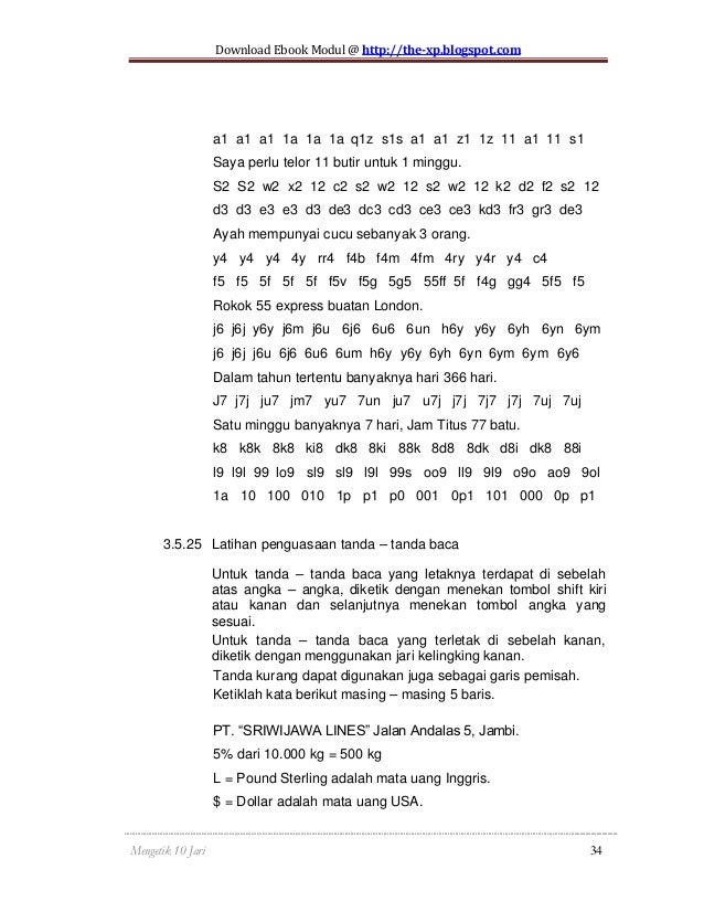 Modul 01 kkpi mengetik 10 jari - the-xp.blogspot.com