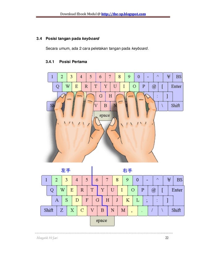 Modul 01 Kkpi Mengetik 10 Jari The Xp Blogspot Com