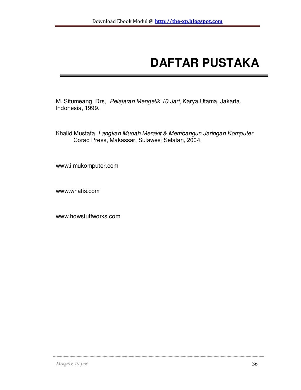 Modul 01 kkpi mengetik 10 jari