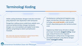 Cara Koding Subarray Modul 1. Pengenalan Koding-KA di Dikdasmen.pptx