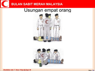 Usungan empat orang Slide:   