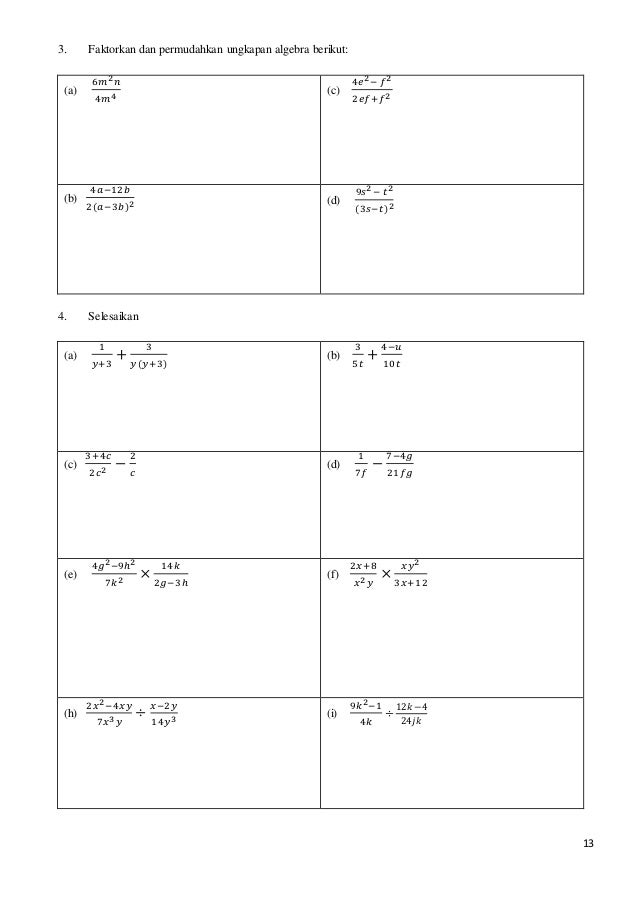 Cara Permudahkan Ungkapan Algebra Tingkatan 1 / T2 B2 1 Kembangan