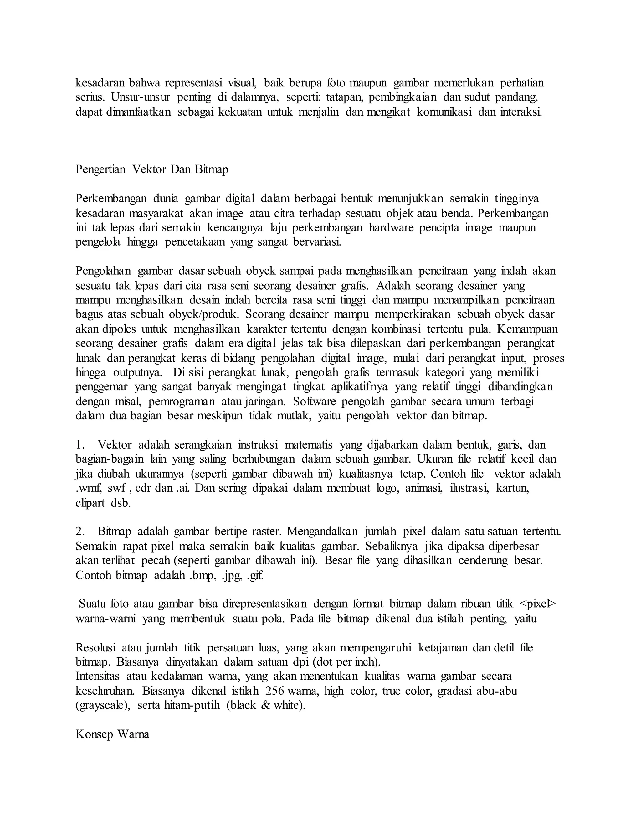 Modul 1 dasar desain grafis | DOCX