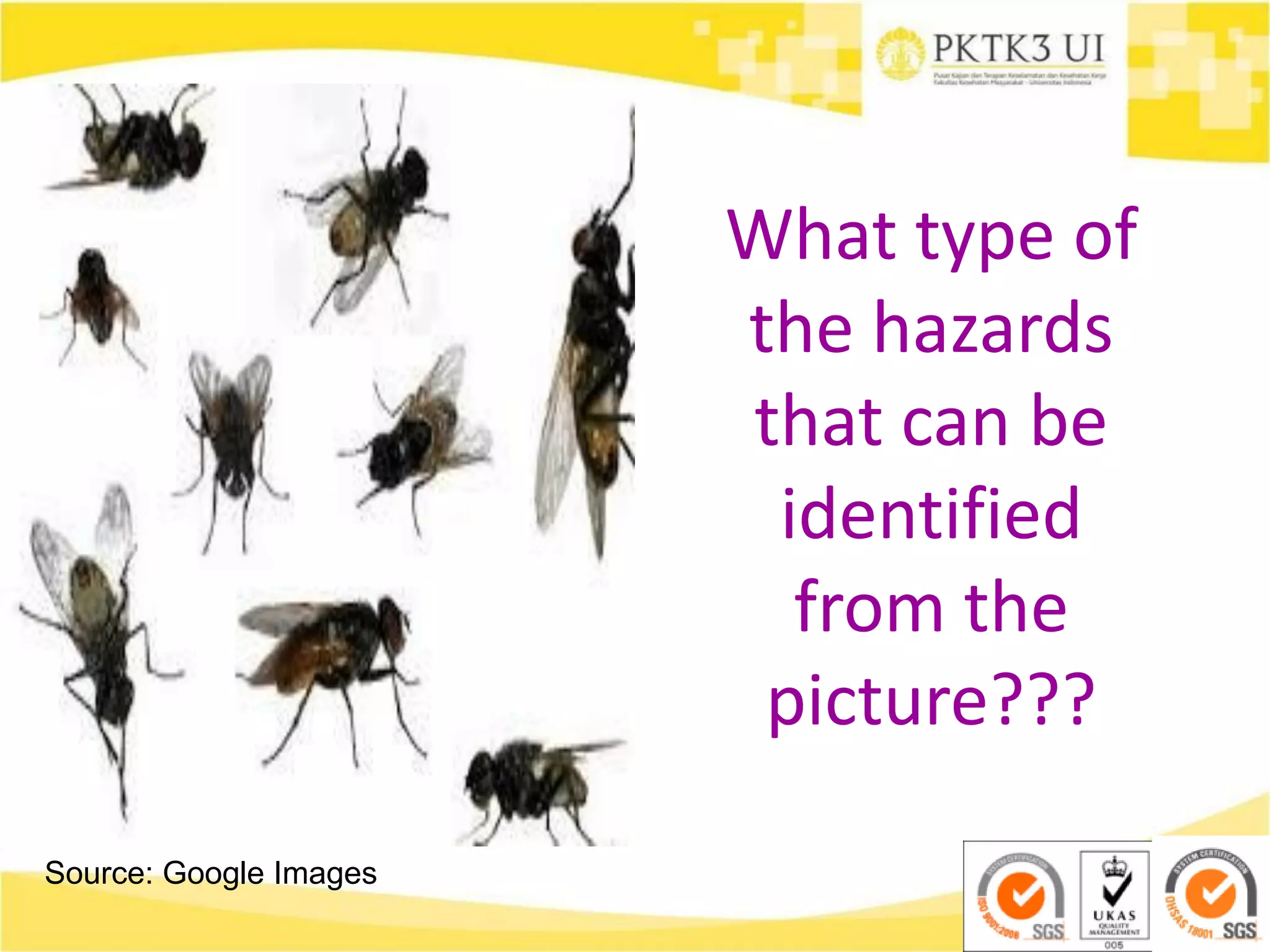 Source: Google Images
What type of
the hazards
that can be
identified
from the
picture???
 