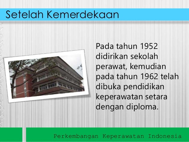 Sejarah Perkembangan Keperawatan