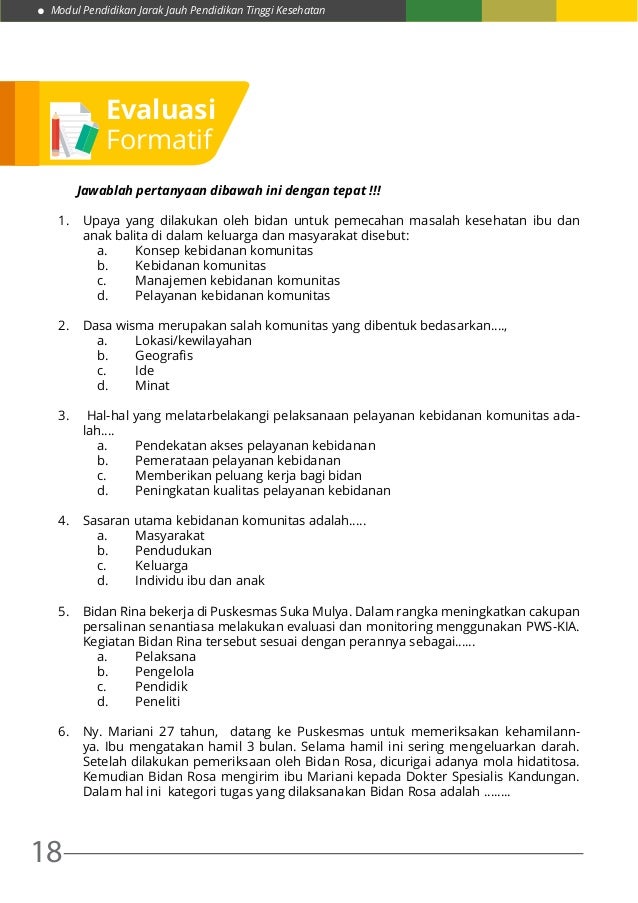 Contoh Soal Dan Jawaban Konsep Kebidanan – Beinyu.com