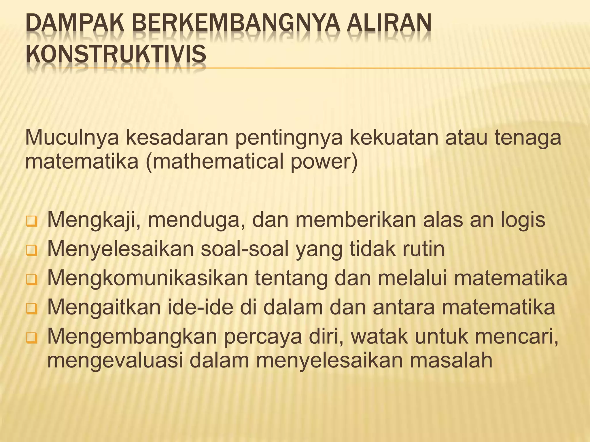 Modul 1 kb 1 pembelajaran matematika sd universitas terbuka | PPTX