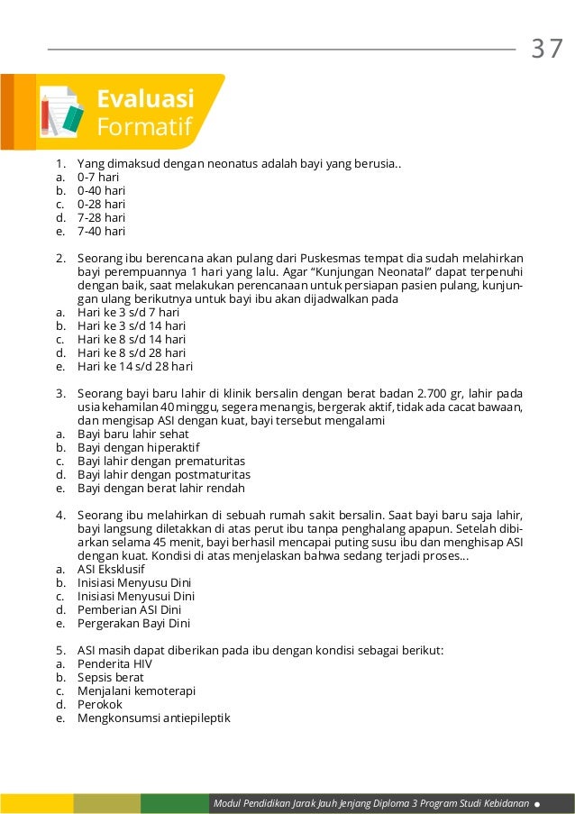 Modul 1 kb 4 asuhan bayi baru lahir, bayi dan balita di 