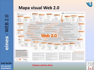 eines - WEB 2.0   Mapa visual Web 2.0




Eloy Muñoz
INS JOANOT                Enlaces activos clicar
MARTORELL
 