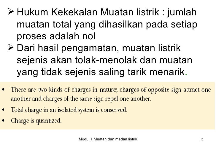 Modul 1 muatan dan medan listrik