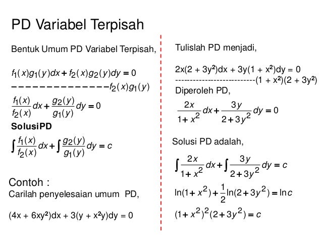 Modul 1 Pd Linier Orde Satu