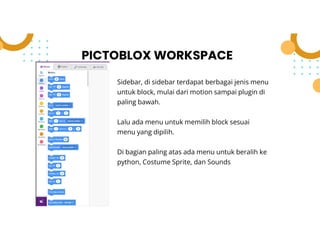 Modul 1 Indormatika Pictoblox kelas 9 SMP | PDF