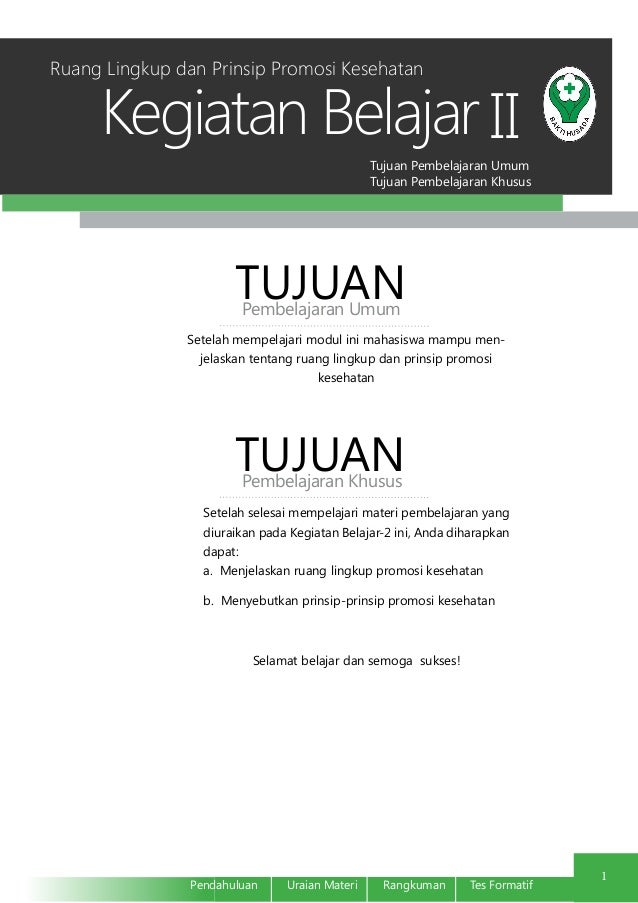 Modul 1 Promosi Kesehatan Kb 2