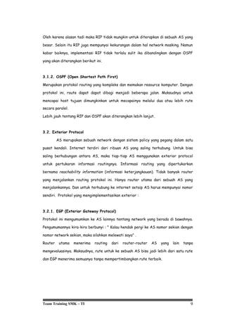 Modul 1 smk tkjx dasar routing | PDF