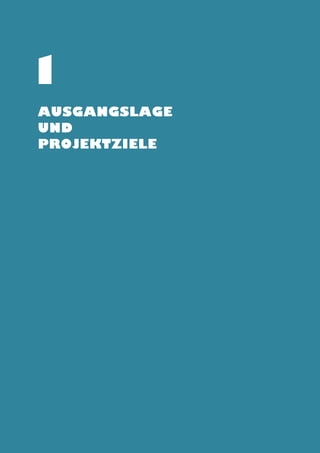 1
Ausgangslage
und
Projektziele

 