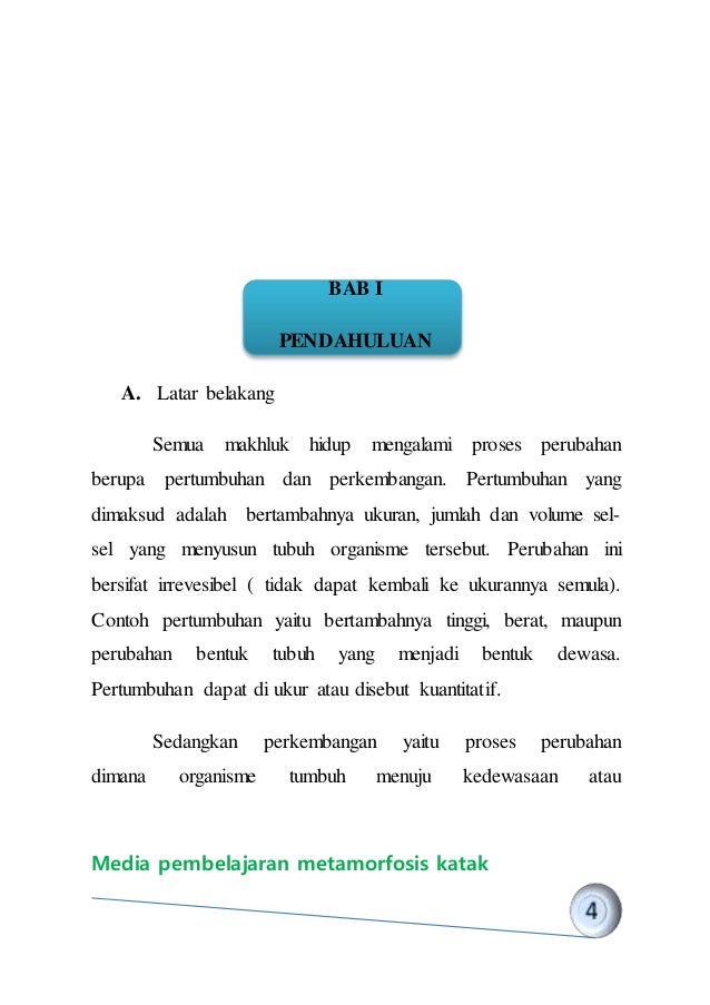 Modul Metamorfosis Katak (Cipta Karyani)