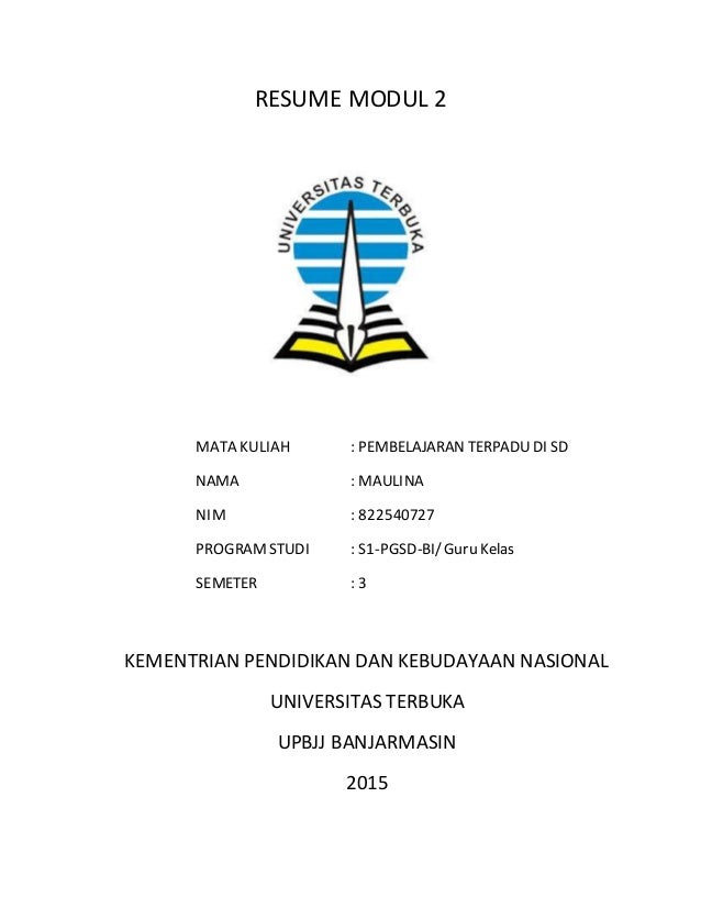 Contoh Modul Pembelajaran Kuliah - Galeri Sampul