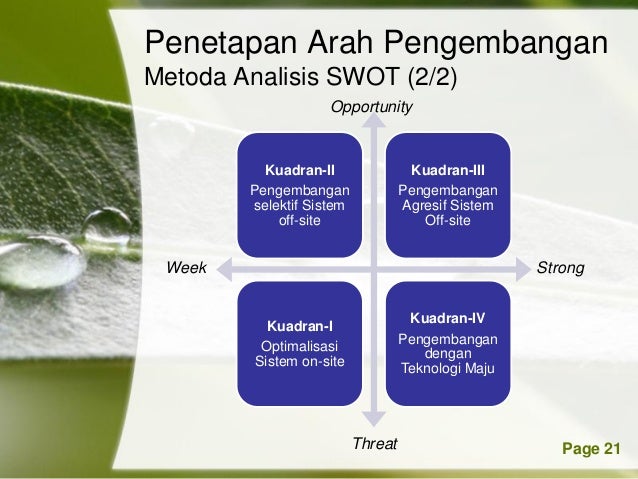 Penyusunan Rencana Induk Sistem Pengelolaan Air Limbah 