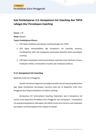 Modul 2.3 Angkatan 5 Reguler. Coaching untuk Supervisi Akademik - Final.pdf