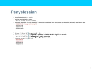 Modul 2 - IP Address power point TKj Jaringan | PPT