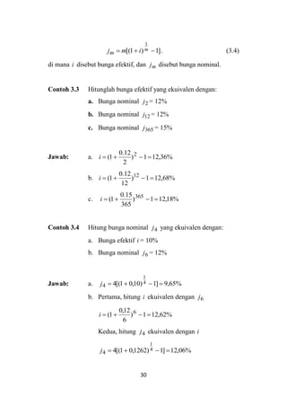 Bunga Majemuk (Matematika Keuangan) | PDF
