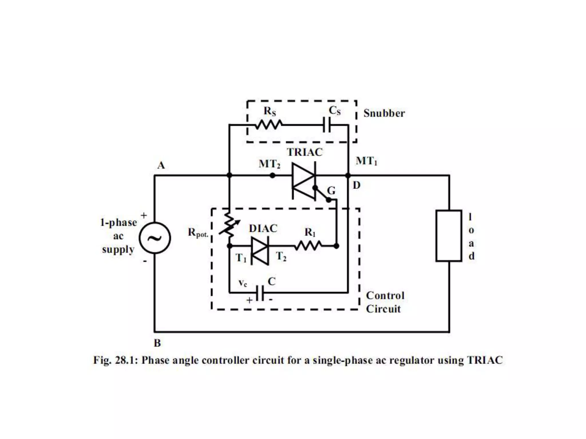 Phase Control Ac Phase Angle Control In Triac Based Single Phase AC Regulator | PPTX