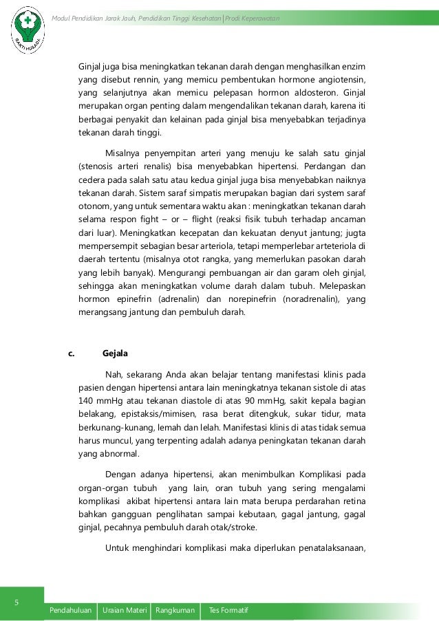 ASUHAN KEPERAWATAN PADA PASIEN HIPERTENSI