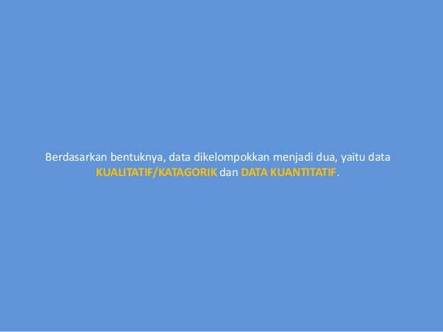 Konsep Dasar Biostatistik