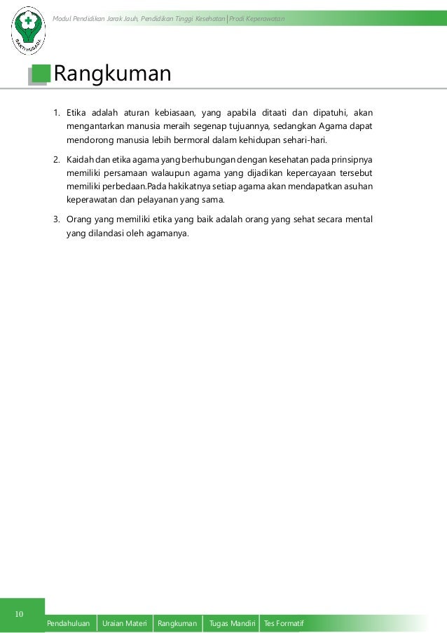 Modul 2 keperawatan agama kb2
