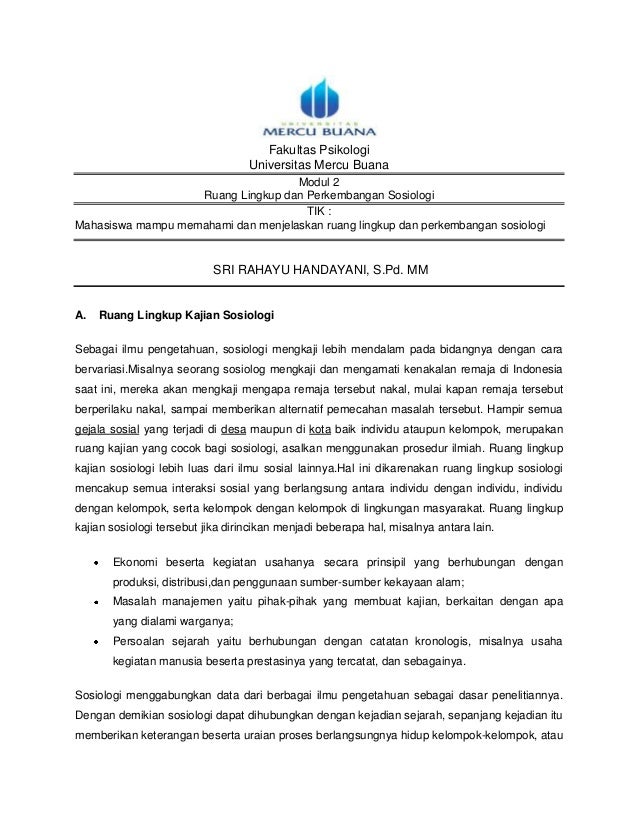 Sejarah perkembangan sosiologi secara singkat