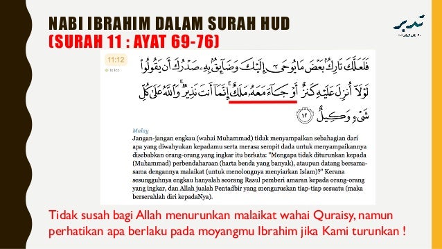 Kisah Nabi Ibrahim dan 4 Malaikat : Perbandingan 4 Surah