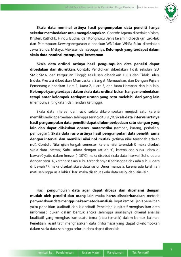 Identifikasi, Pengukuran, dan Analisis Variabel