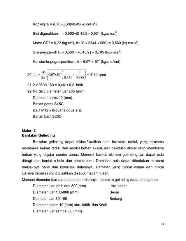 Elemen Mesin 3 - Perencanaan Kopling | PDF