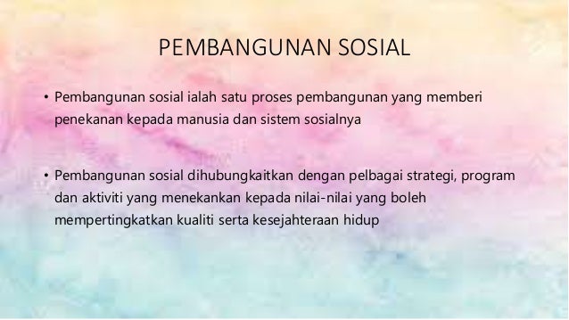 Amalan Terbaik Dalam Pembangunan Sosial