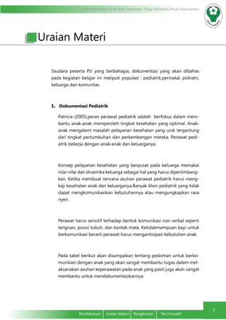 Dokumentasi Keperawatan Pada Populasi Khusus Pdf