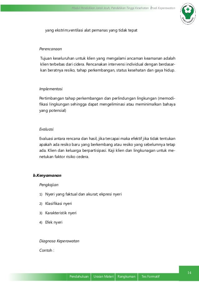 Dokumentasi Keperawatan pada Strategi Khusus