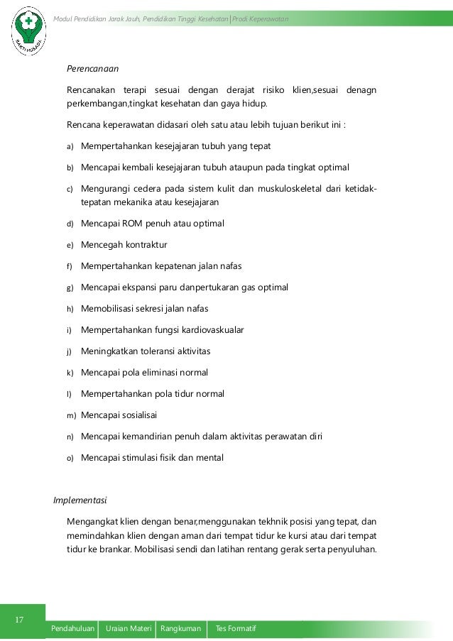 Dokumentasi Keperawatan pada Strategi Khusus