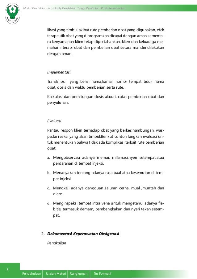 Dokumentasi Keperawatan pada Strategi Khusus