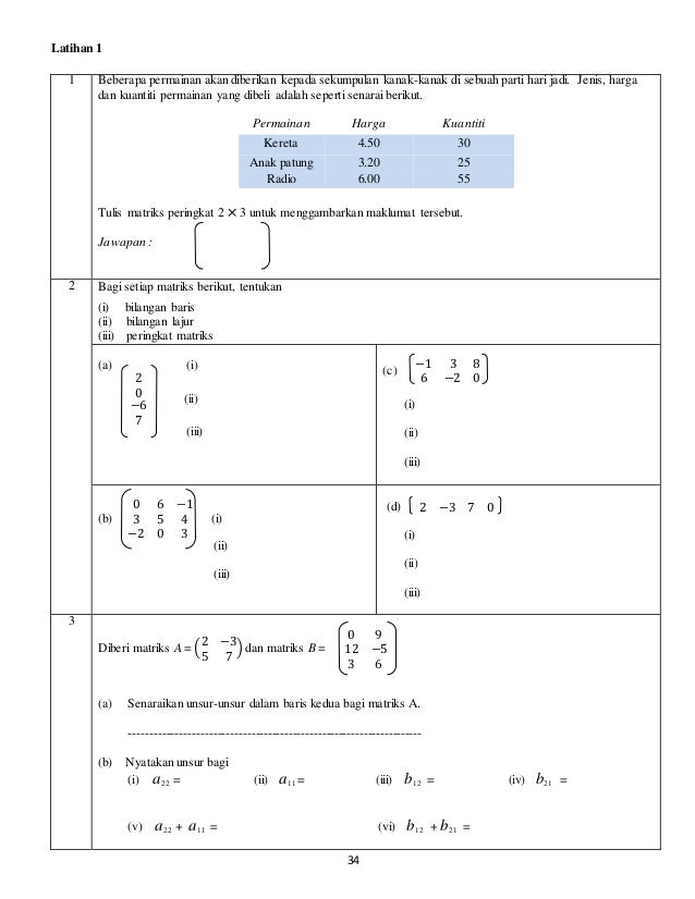Modul 3 Matriks