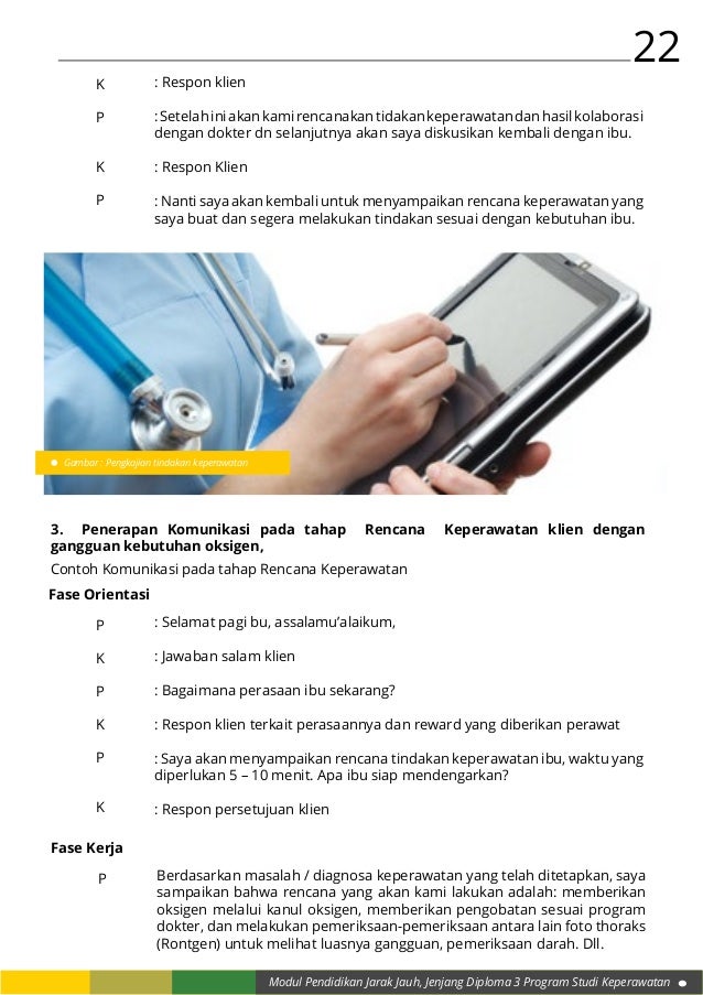 Modul 3 penerapan komunikasi dalam asuhan keperawatan