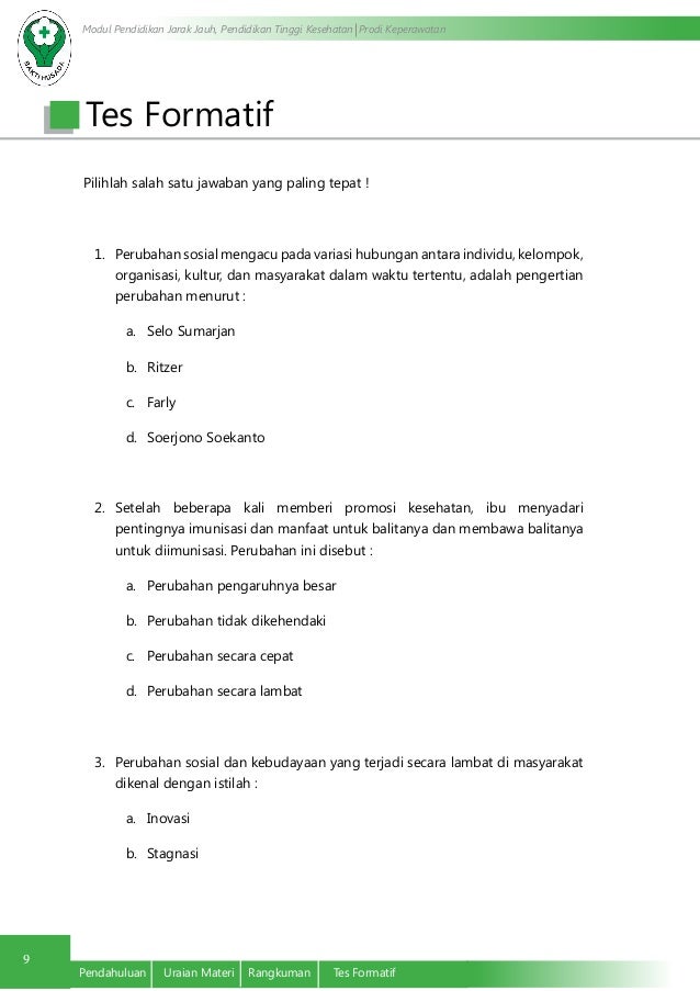 perubahan sosial dan kebudayaan perubahan sosial dan kebudayaan