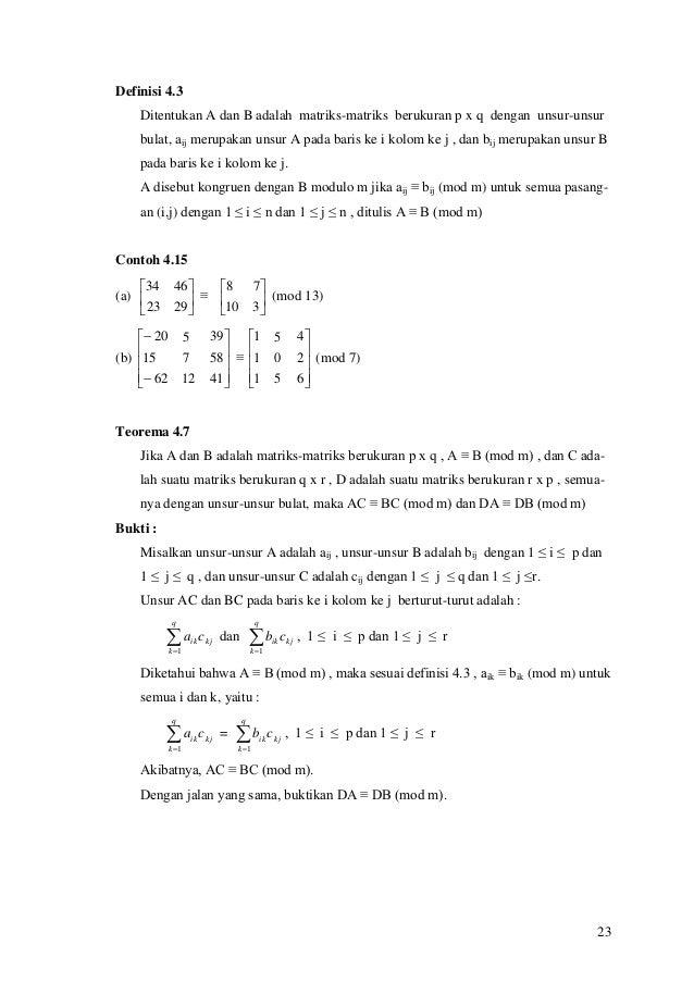 Modul 4 Kongruensi Linier