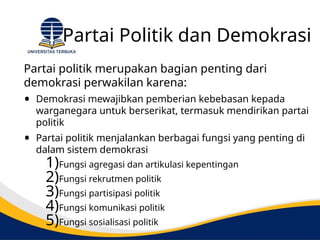 Modul 4 - Partai Politik Kelompok Kepentingan dan Kelompok Penekan di ...